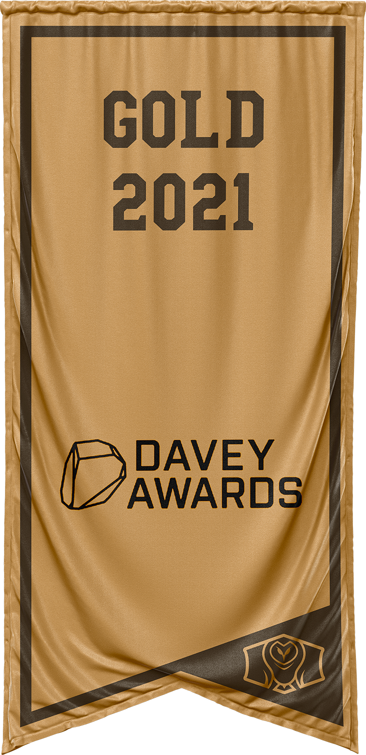 Davey Award Gold Winner in 2021