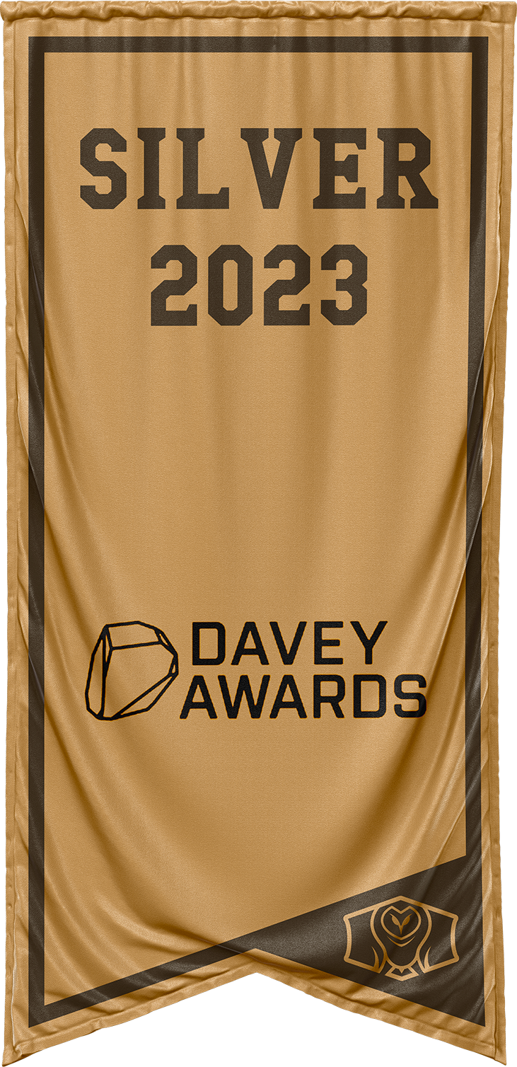 Davey Award Silver Winner in 2023