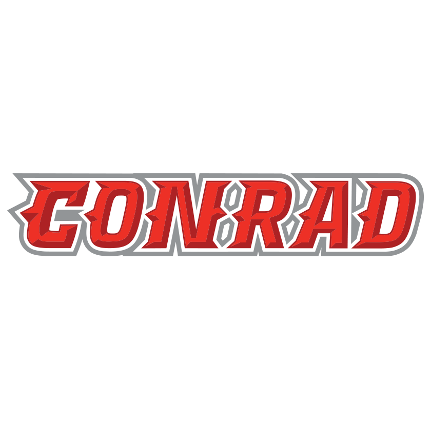 Conrad Redwolves Text C Logo