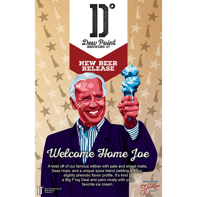 Dew Point Brewing Co. Welcome Home Joe Poster