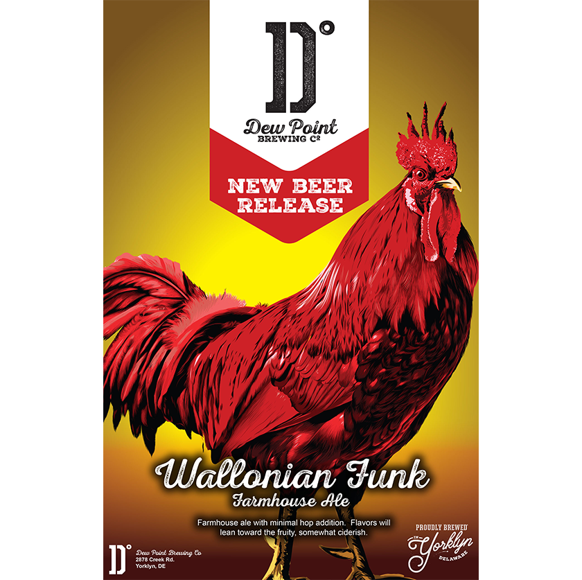 Dew Point Brewing Co. Wallonian Funk Poster