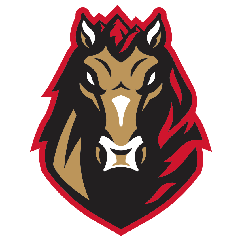Billings Mustangs Foward horse Logo