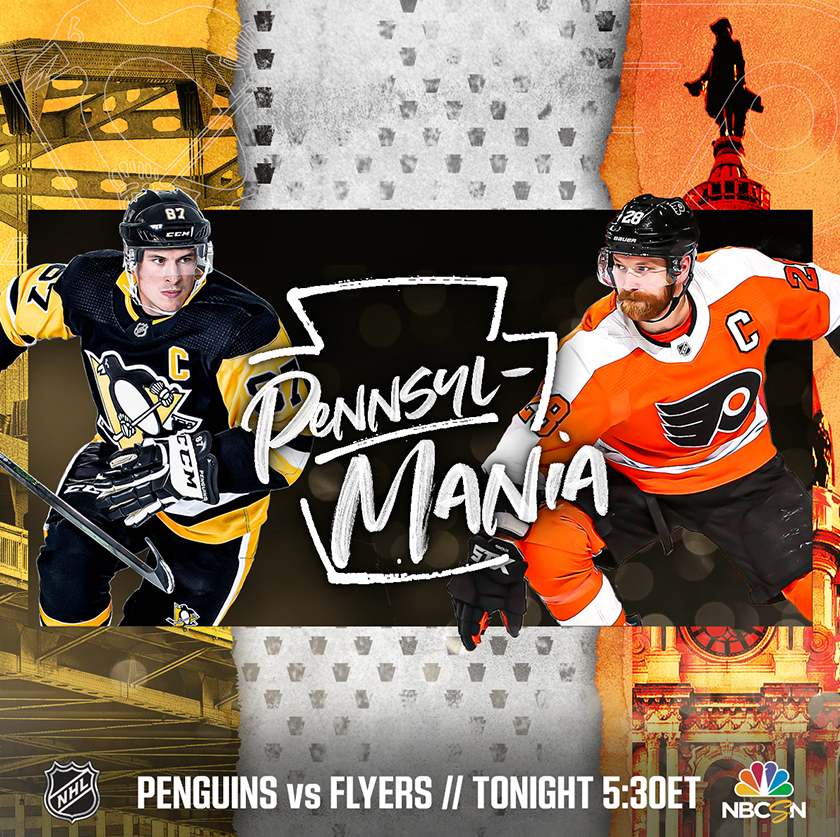 Social - NHL on NBC Penguins v Flyers