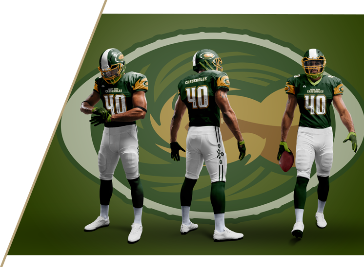 Green Bean Casseroles - NFL Uniforms for NBC Sports Thanksgiving Side Dish Bowl