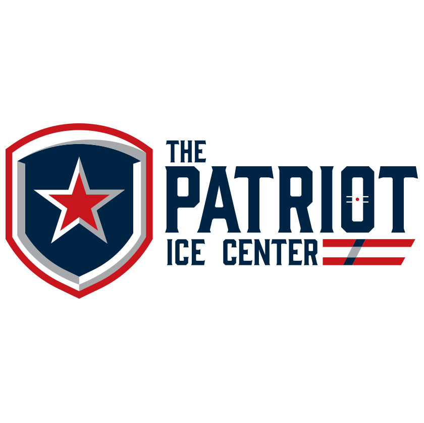 Patriot ice center typpography design
