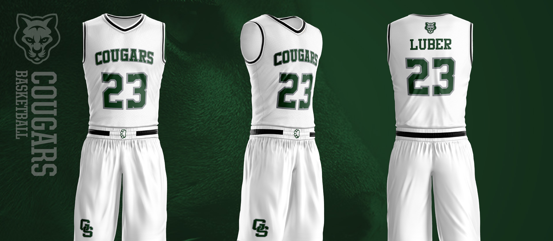 The George School - Basketball Uniform White