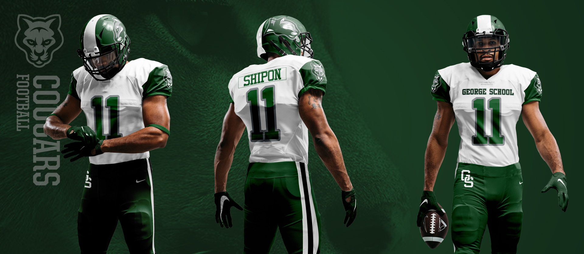 The George School - Football Uniform Green