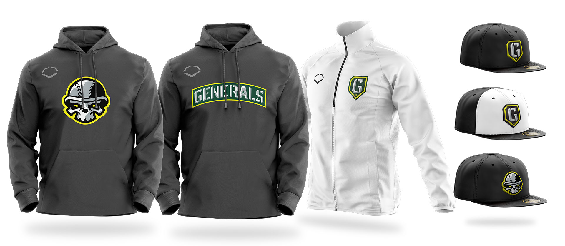 Sports merchandising design for Wilson Generals