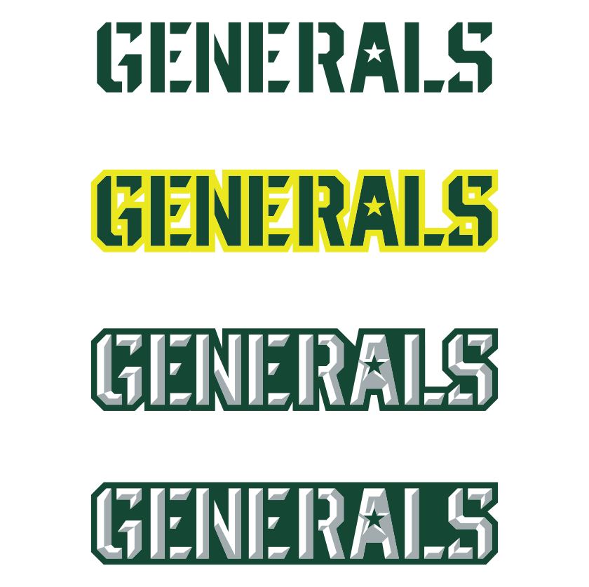 Wilson Generals Script Logo